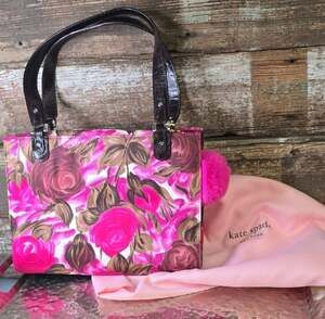 Kate Spade Vintage Sam Satchel in Winter Floral Rose